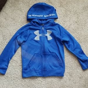 Under armour boys size 7 zip up hoodie